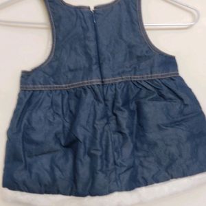 Girls Denim Frock For winters