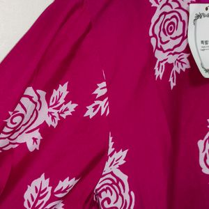 Trendy New Pink Kurti For Women