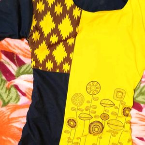 Yellow 💛 Kurthi