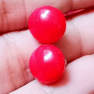 Korean New Red Pearl Studs For Ear