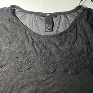 Black H&M Top For Girls