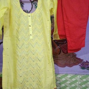 Yellow Kurta Set♥♥