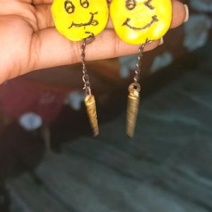 Clay Earings+ Free Gift