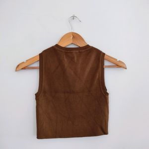 Brown Casual Top (Women's)