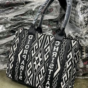 CD Black N White Tote