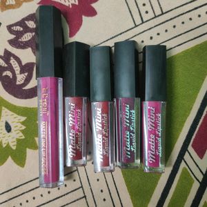 5 Colour Of Lipstick.