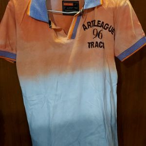 Thrifted Multicolour Polo Tshirt