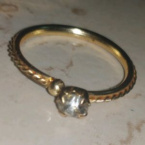 Golden Bracelet And Ring