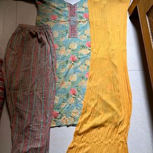 KURTA PAINT DUPATTA SET