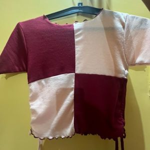 Two Shades Crop Top