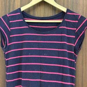 Striped Navy Blue T-shirt