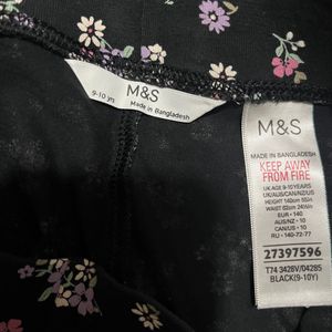 Marks N Spencer Trouser/ Legging Girls 6-8 Yrs