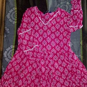 Pink Short Kurti