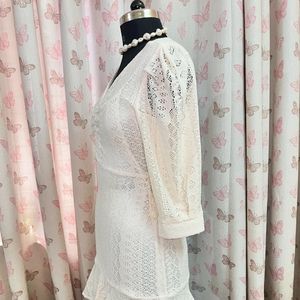 Ivory Lace Dress