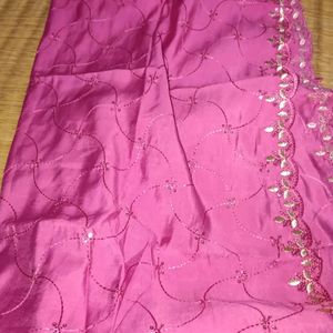 New Women Cotton Silk Kurta Pant Dupatta Set