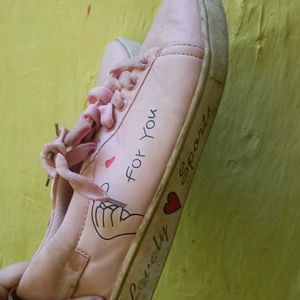 Pink Shoes Size 4