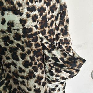 VOV ANIMAL PRINT ELEGANT DRESS