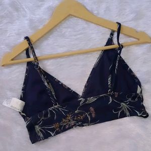 Navy Blue Deep Neck Bralette