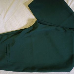 Green Formal Pant For Women