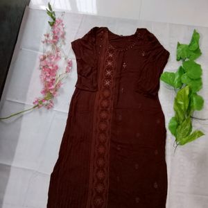 Thread Work Kurti