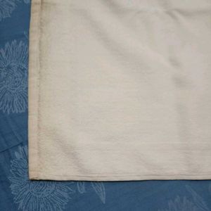 Plain White Bath Towel