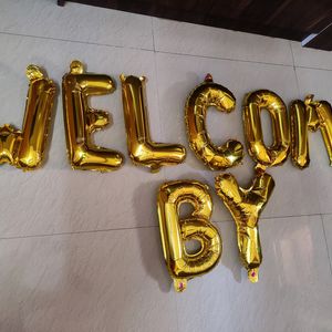 Gold Foil Balloon Letters