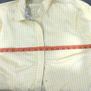 Yellow & White Check Shirt