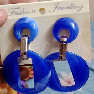 Blue Elegant Earrings