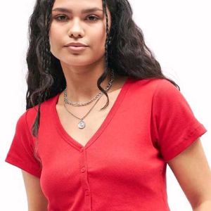 SASSAFRAS Red Crop Top