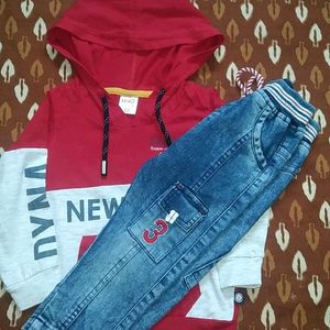 Combo Hoodie And Jeans