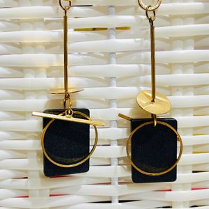 Cute Style Rectangle Earring For Girls