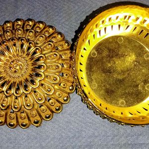 Golden Coated Jewellery Box