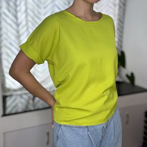 Neon Green Yellow Top