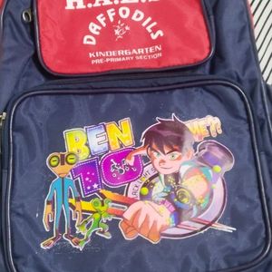 Blue Colour School Bag For Kids