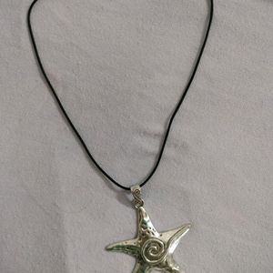 Y2k Star Pendant, Beads Bracelet, Earrings