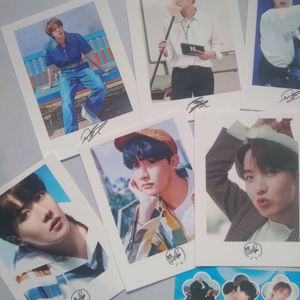 BTS(Jin & Jhope Signature Polaroid With Stickers)