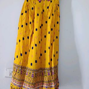 Cotton Printed Women Gown