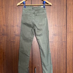 Shaping Olive Skinny Jeans