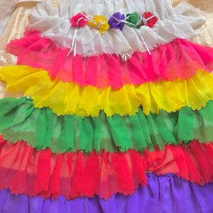 rainbow dress for little girlies