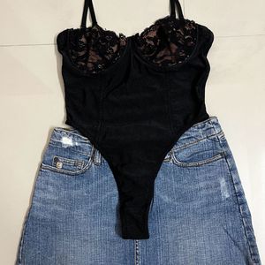 Black Lace Bodysuit