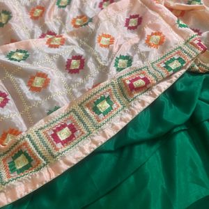 Combo Of Two Dress Material With One Phulkari