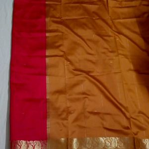 Red&Yellow Saree (W/O Blouse)