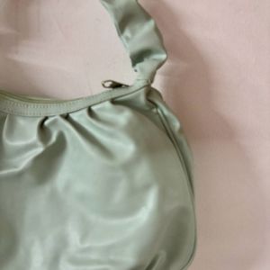 cute seagreen colour bag