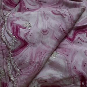 Pure Muslin Silk Suit