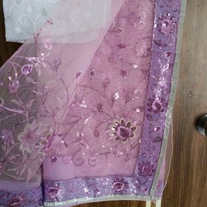 🛍️@₹699 Beautiful Lavender Saree