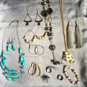 Earrings And Necklace