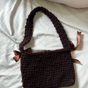 CROCHET HAND BAG