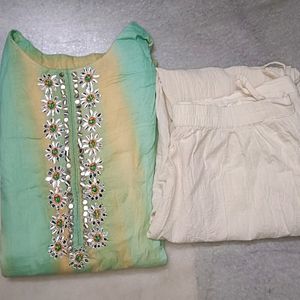 Beautiful Kurti Set With Dupatta