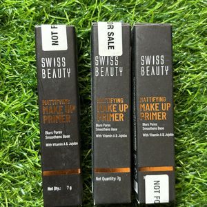 Swiss Beauty Mattifying Makeup Primer Pack Of 3