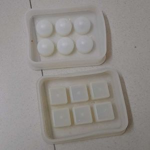 Cube & Sphere Mould Resin Silicone Earing Beads